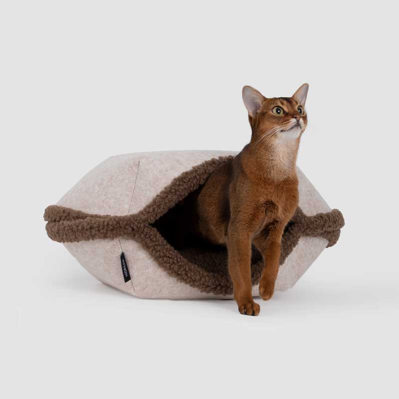 Shell Felt Cat Cave