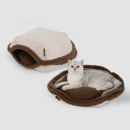 Shell Felt Cat Cave