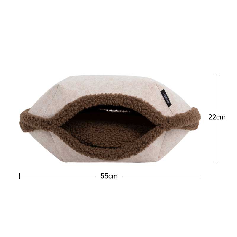 Shell Felt Cat Cave